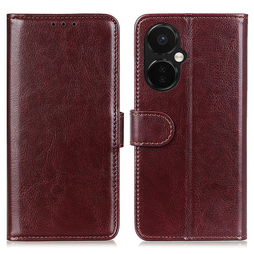 For OnePlus Nord CE 3 Lite 5G Nord N30 5G PU Leather Phone Case Crazy Horse Texture Stand Wallet Phone Cover For OnePlus Nord CE 3 Lite 5G Nord N30 5G PU Leather Phone Case Crazy Horse Texture Stand Wallet Phone Cover